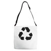 recycle screen printed Adjustable Strap Totes