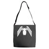 venom logo spiderman comic superhero cool Adjustable Strap Totes