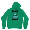 no one can scare me i am atomach cancer warrior Unisex Hoodie