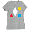 clean bandit shapes geometric Ladies Fitted T-Shirt