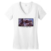 I'll Be Right Here E.t. Women's V-Neck T-Shirt