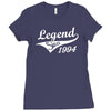 legend since 1994   mens funny 21st sticker transfer iron on Ladies Fitted T-Shirt