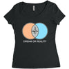 dream or reality Women's Triblend Scoop T-shirt