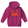fun face pumpkin Youth Hoodie
