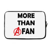Avengers More Than A Fan Laptop sleeve