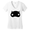 black owl Women's V-Neck T-Shirt