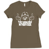 darth vader fun party trance Ladies Fitted T-Shirt