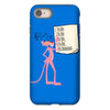 pink panther list iPhone 8 Case