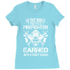 The Title Firefighter Not Earned From Fancy Degree Ladies Fitted T-Shirt