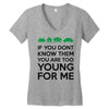 if you dont know them Women's V-Neck T-Shirt