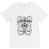 The Legendary Dad World Champion V-Neck Tee