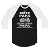 i'm a biker papa just like a normal papa except much cooler 3/4 Sleeve Shirt