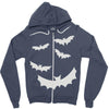 flying bats Zipper Hoodie