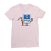 blue screen of death Ladies Fitted T-Shirt