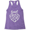trust jesus Racerback Tank