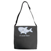 it's shark week y'all Adjustable Strap Totes