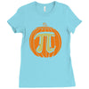 pumpkin pi Ladies Fitted T-Shirt