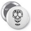 loco coco skul Pin-back button