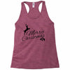 merry christmas flower Racerback Tank