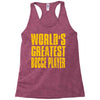 world greatest bocce Racerback Tank