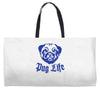 pug life Weekender Totes