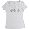 chess heartbeat Women's Triblend Scoop T-shirt