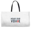 Women's March Hear Our Voice Weekender Totes