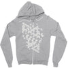 impossible triangles Zipper Hoodie