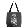 skull pineapple Tote Bags