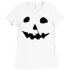 halloween jack o lantern Ladies Fitted T-Shirt