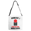 HOWZAT I BAT FOR THE WORLD SERIES Adjustable Strap Totes