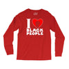 i love black people Long Sleeve Shirts