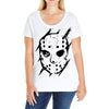 jason voorhees mask 2 Ladies Curvy T-Shirt
