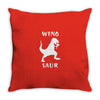 Winosaur Throw Pillow