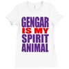 gengar is my spirit animal Ladies Fitted T-Shirt