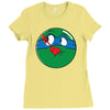 who watches the pizza Ladies Fitted T-Shirt