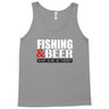 fishing and beer Tank Top