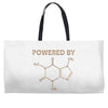 Powered By Caffeine Molecule Weekender Totes