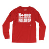no one cares what you folded Long Sleeve Shirts