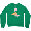 ice cream ghost Crewneck Sweatshirt
