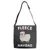 fleece navidad Adjustable Strap Totes