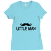 big man little man Ladies Fitted T-Shirt