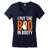 i put the boo in booty Women's V-Neck T-Shirt