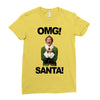 omg santa will ferrell Ladies Fitted T-Shirt