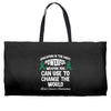 education is the most pwerful weapon you can use to change the world l Weekender Totes