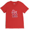 S red V-Neck Tee
