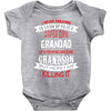 Super Cool Grandad Of A Freaking Awesome Grandson Baby Onesie