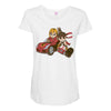 super ryu kart Maternity Scoop Neck T-shirt