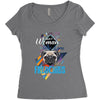 who loves frenchies Women's Triblend Scoop T-shirt