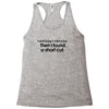 funny t shirt i used to jog 5 miles a day Racerback Tank